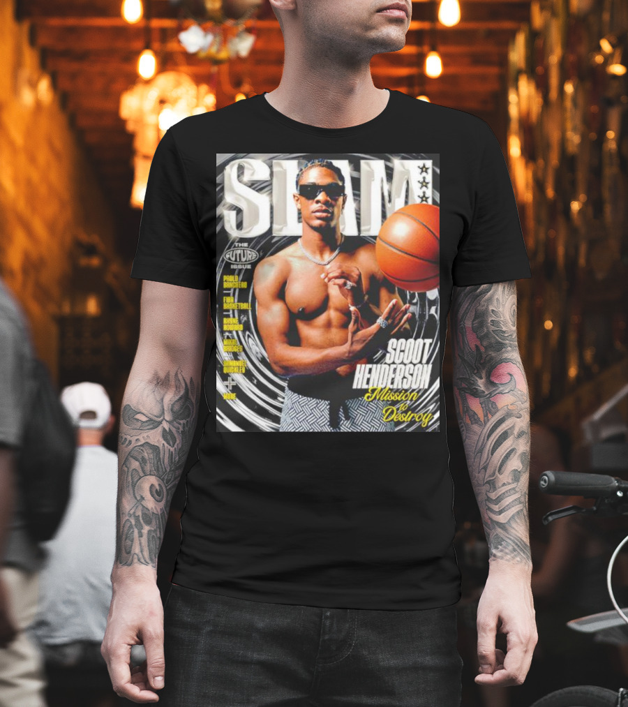 Slam Magazine The Future Issue Scoot Henderson Mission To Destroy Basketball T-Shirt