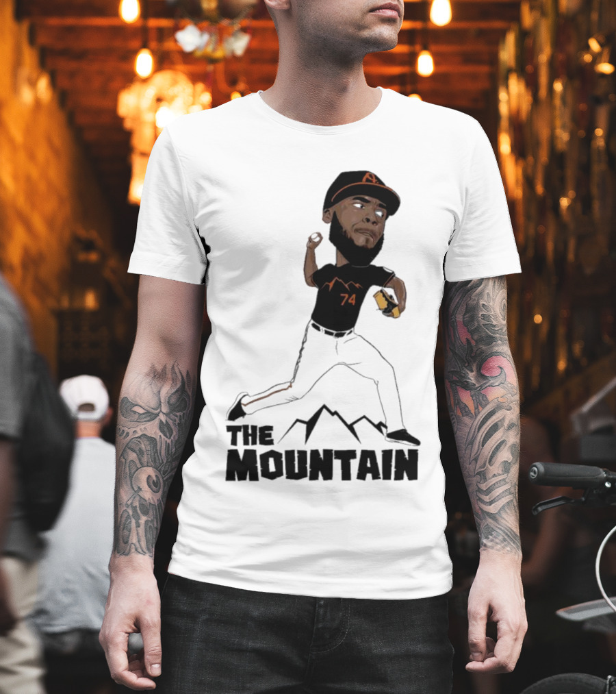 The Mountain Félix Bautista 74 Baltimore Orioles T-Shirt