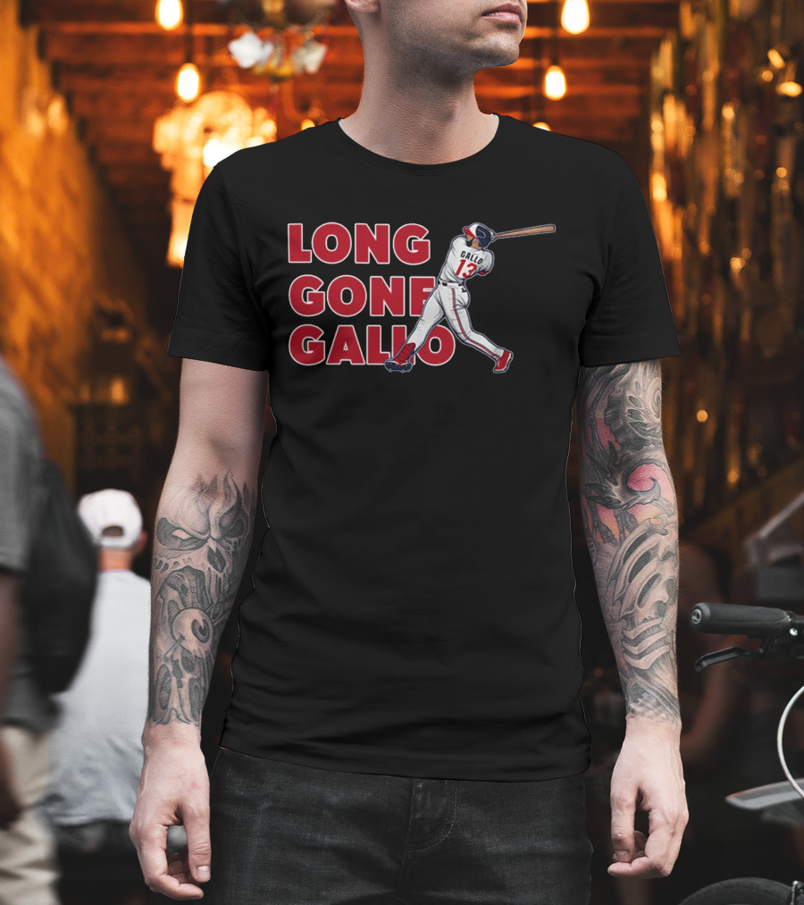 Long Gone Gallo Minnesota Baseball Player Number 13 T-Shirt