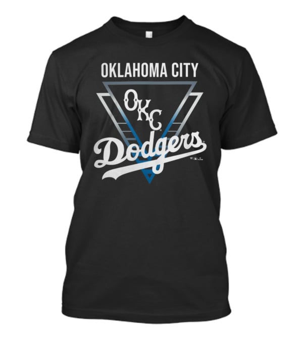 Oklahoma City Dodgers OKC Dodgers Athletic Triangle T-Shirt