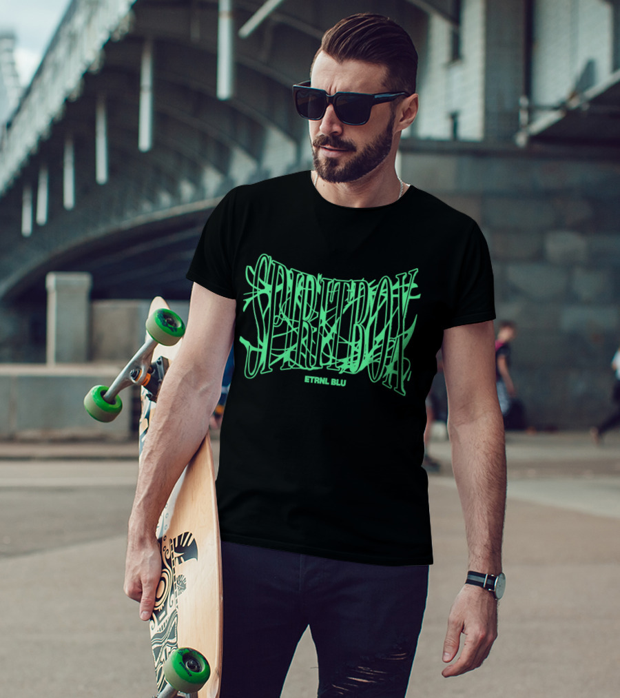 Spiritbox Phosphenetic Etrnl Blu Mineral Black T-Shirt