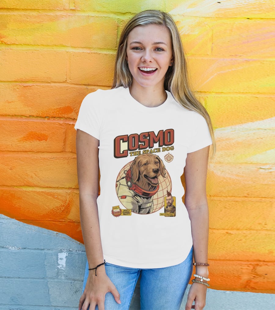 Cosmo The Space Dog Guardians Want A Zargnut She's A Good Dog T-Shirt