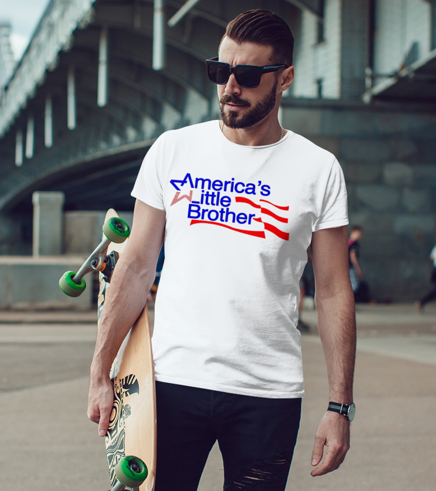 America’s Little Brother Star And Stripes T-Shirt