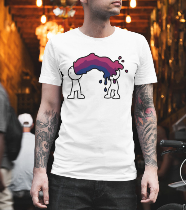 Thomas Tomska Ridgewell ASDF Bi Pride T-Shirt Thomas Tomska Ridgewell ASDF Bi Pride T-Shirt