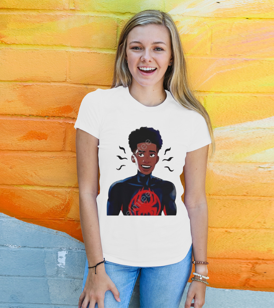 Spider Fam Charms Miles Across The Spider Verse T-Shirt