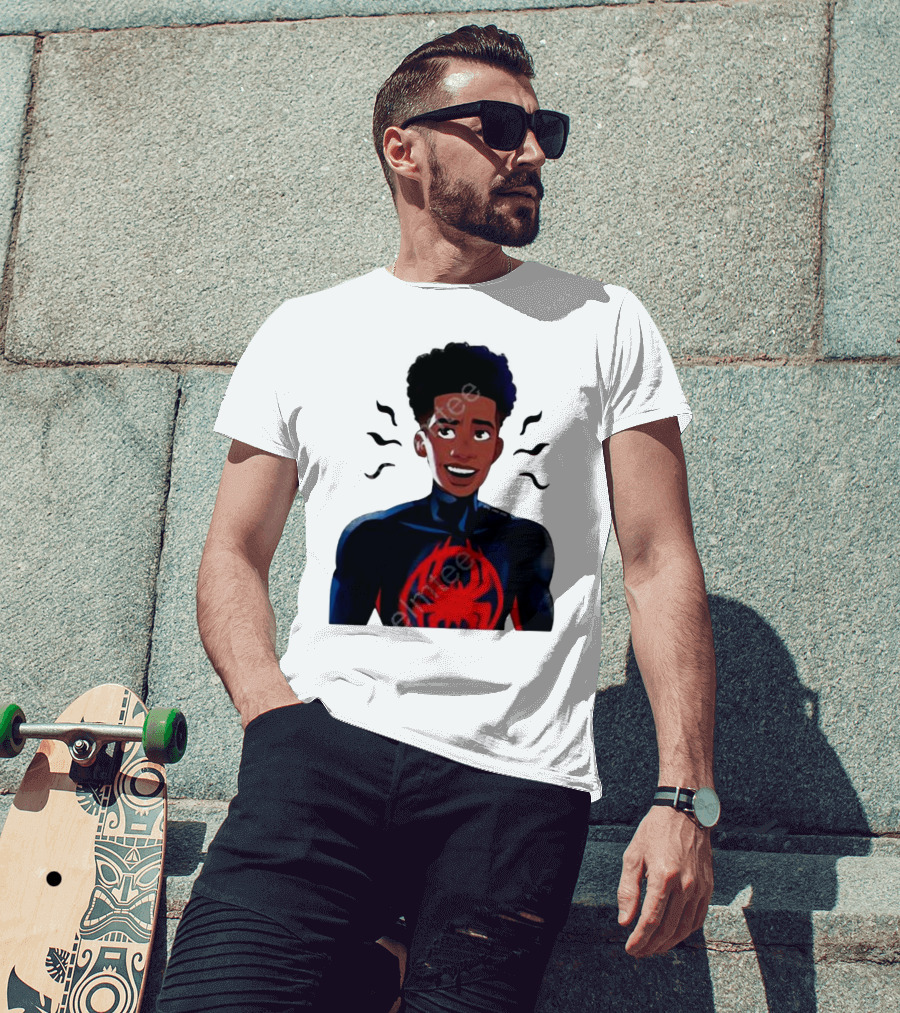 Spider Fam Charms Miles Across The Spider Verse T-Shirt
