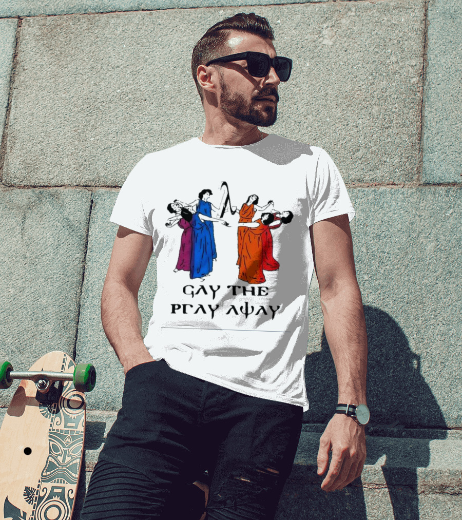 GAY THE PRAY AWAY Rainbow Dancers T-Shirt