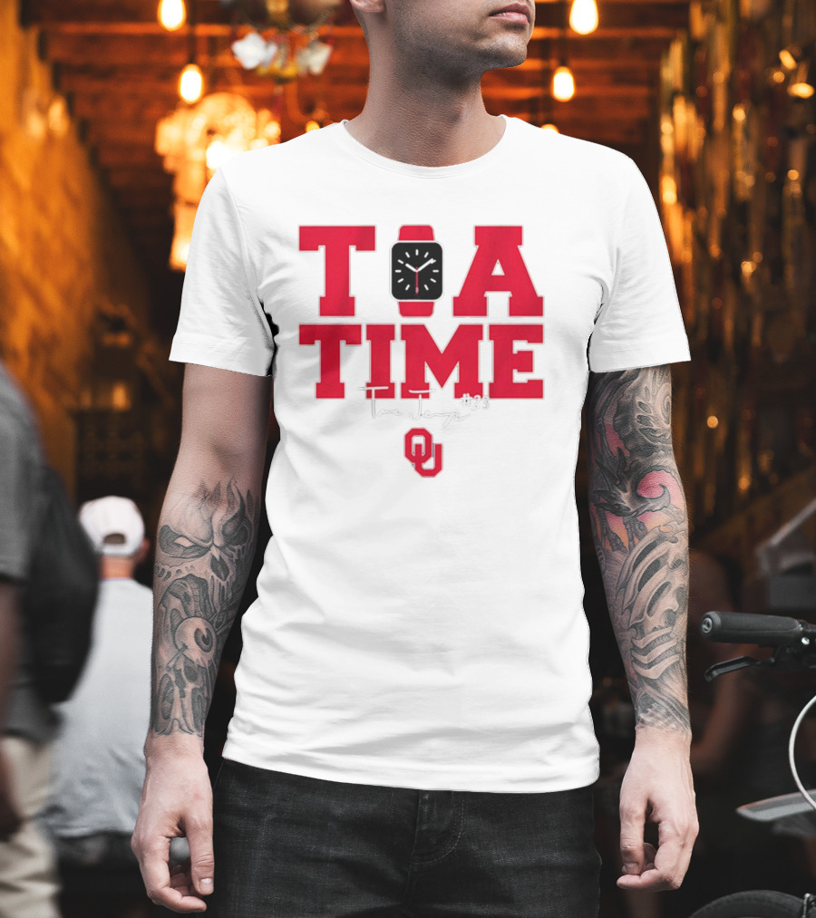 Oklahoma Softball Tiare Jennings Tia Time OU #23 T-Shirt