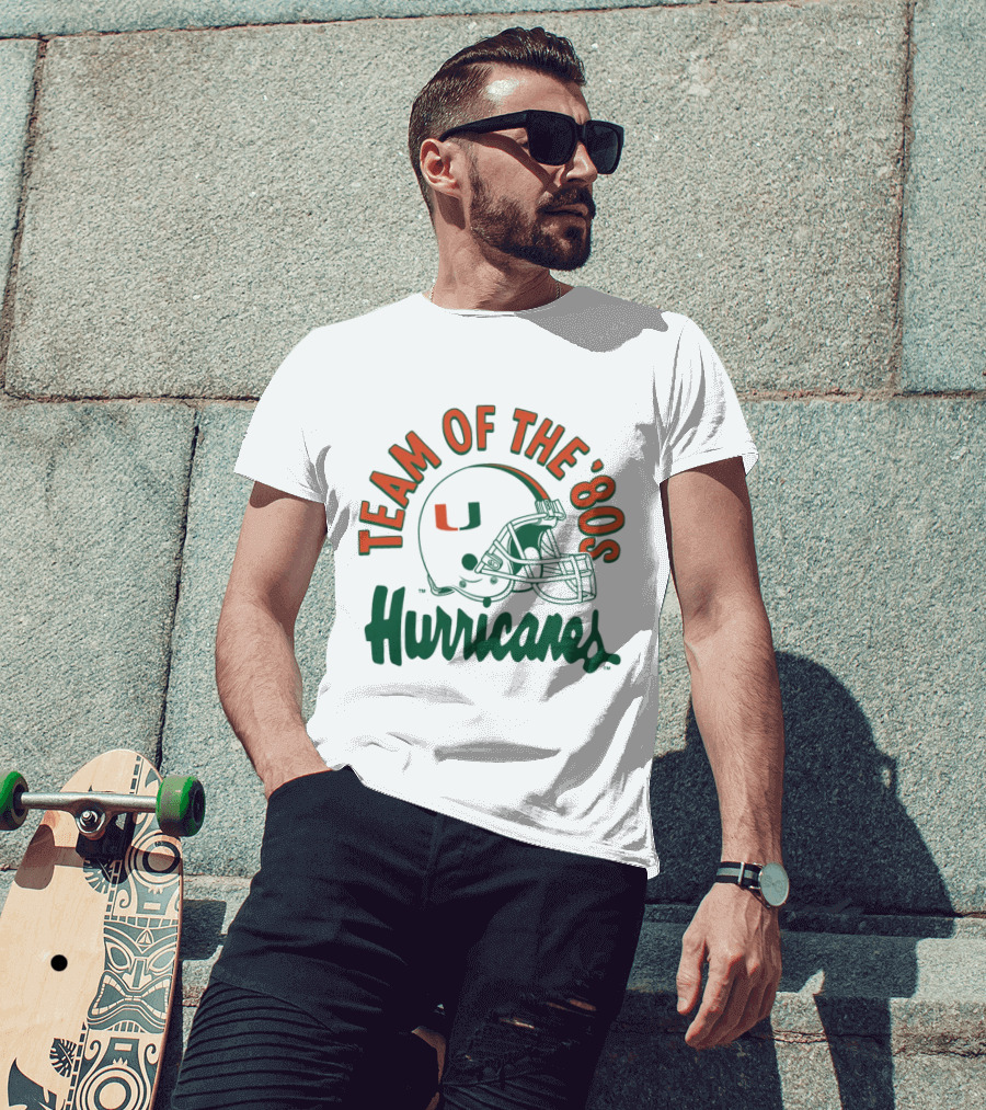 Team Of The ‘80S Hurricanes Miami Football T-Shirt