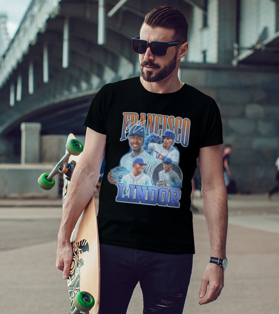 Francisco Lindor Signature Series Baseball Player T-Shirt