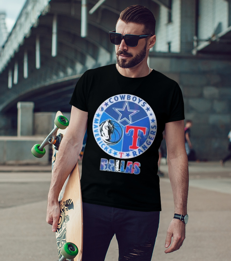 Dallas Cowboys Mavericks Rangers T-Shirt
