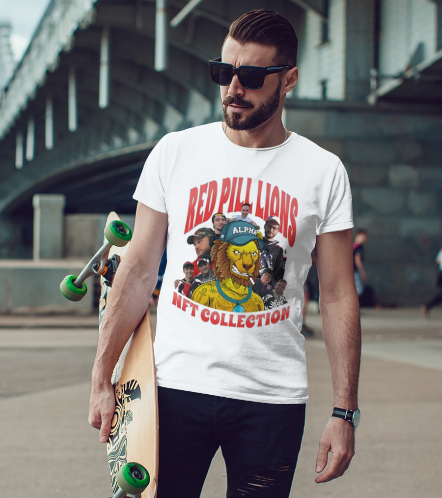 Red Pill Lions NFT Collection Alpha T-Shirt