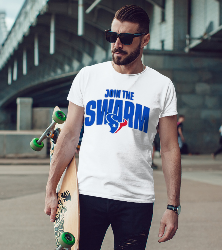 Join The Swarm Houston Texans Fan T-Shirt