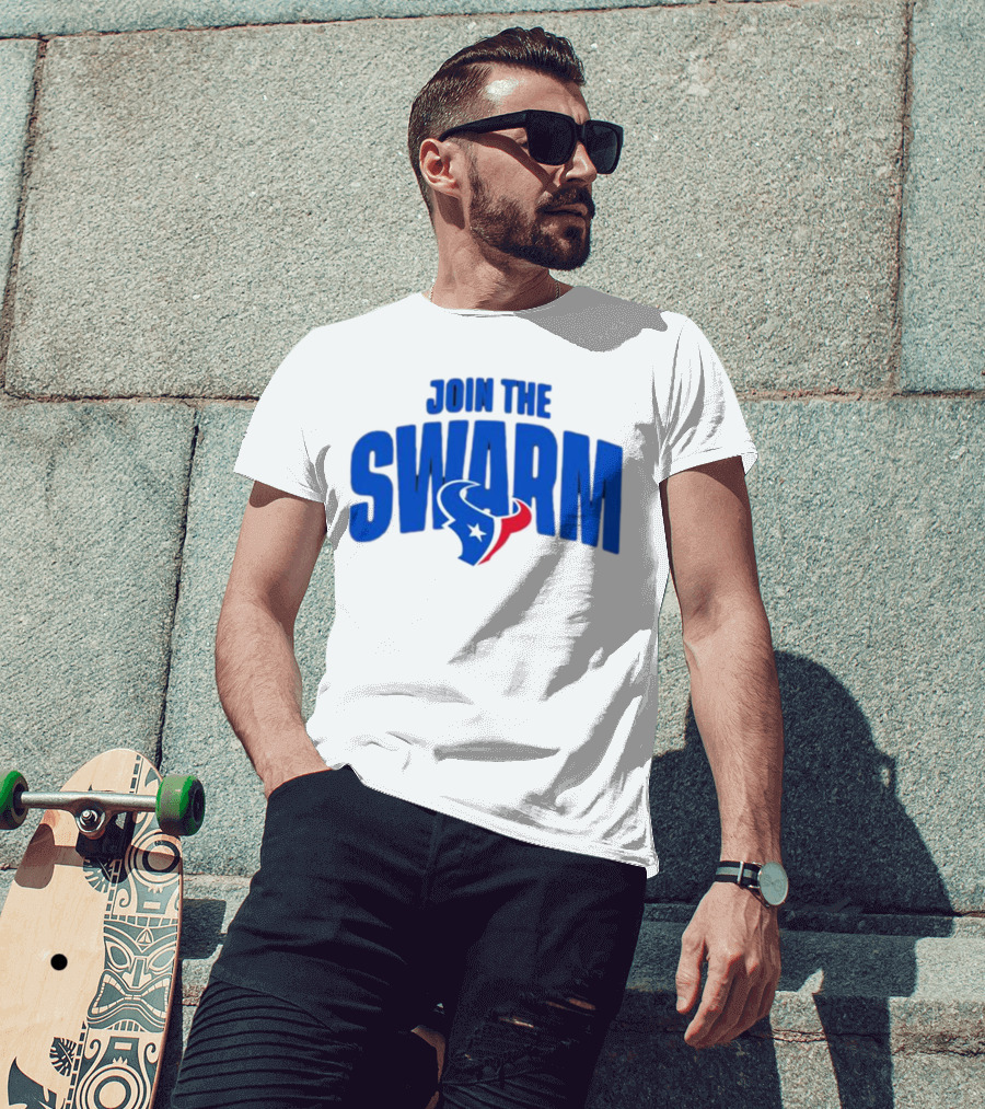 Join The Swarm Houston Texans Fan T-Shirt