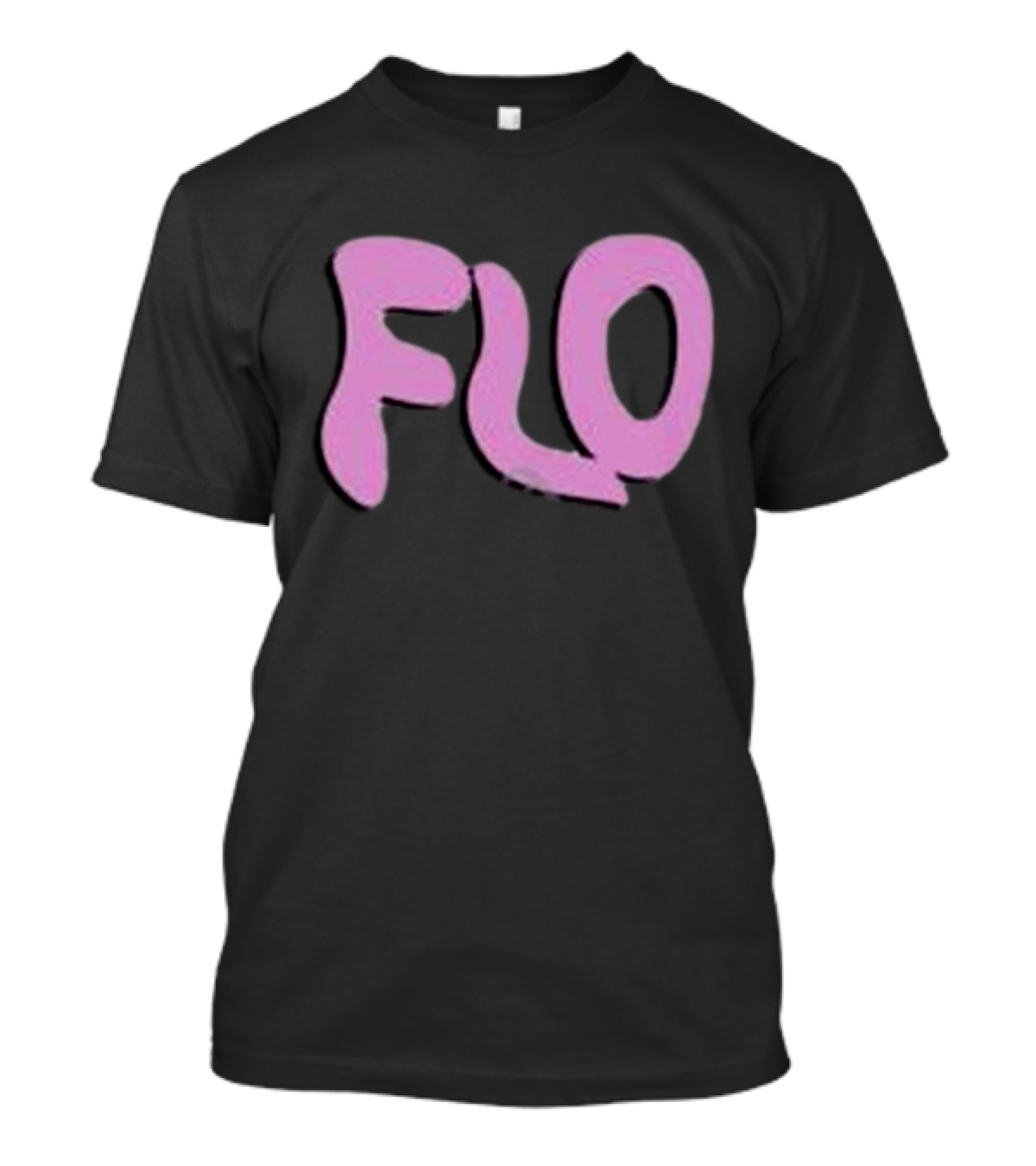 Jimmyoutsold FLO Text Pink Letters T-Shirt