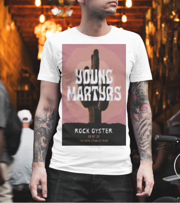Young Martyrs Concert at Rock Oyster The Howl Stage 28-07-23 T-Shirt Young Martyrs Concert at Rock Oyster The Howl Stage 28-07-23 T-Shirt
