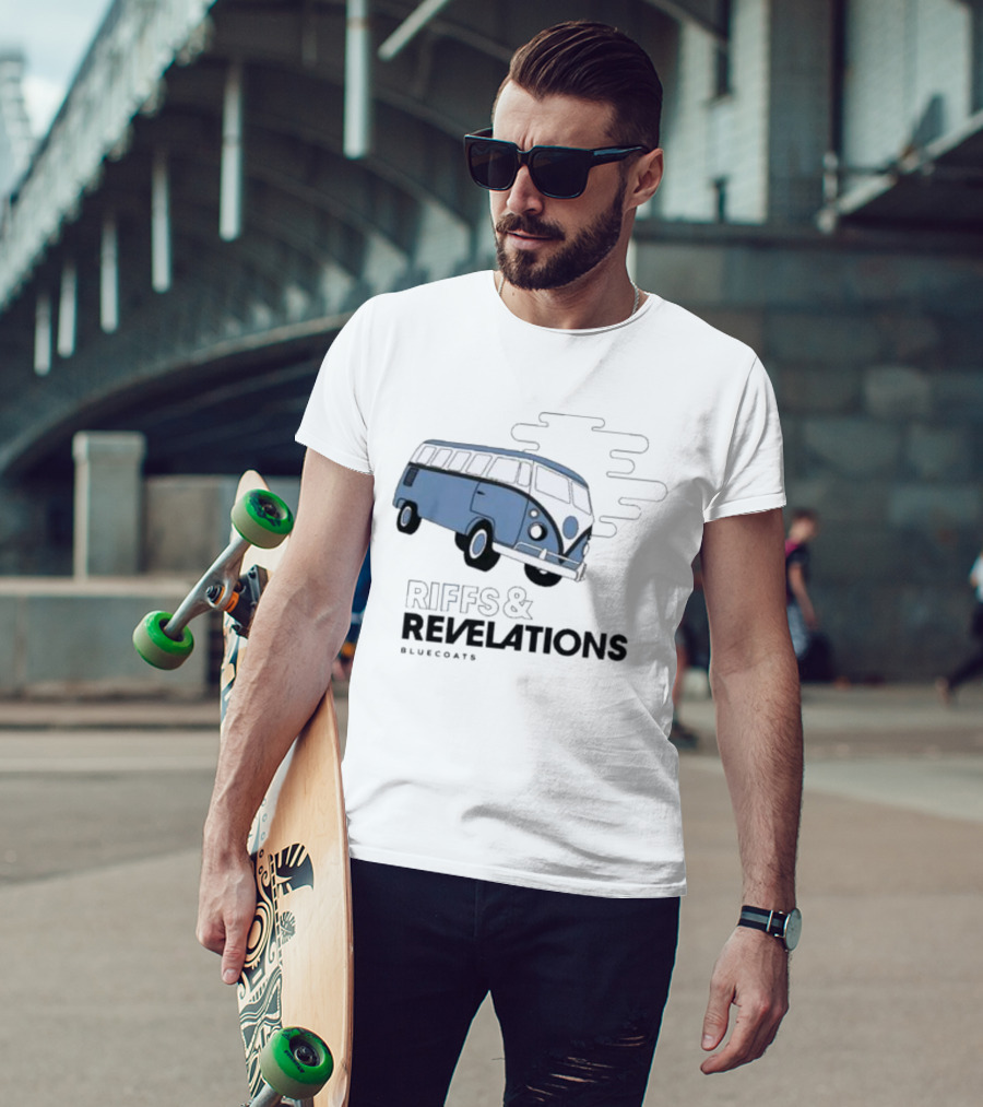 Riffs And Revelations Bluecoats Bus T-Shirt