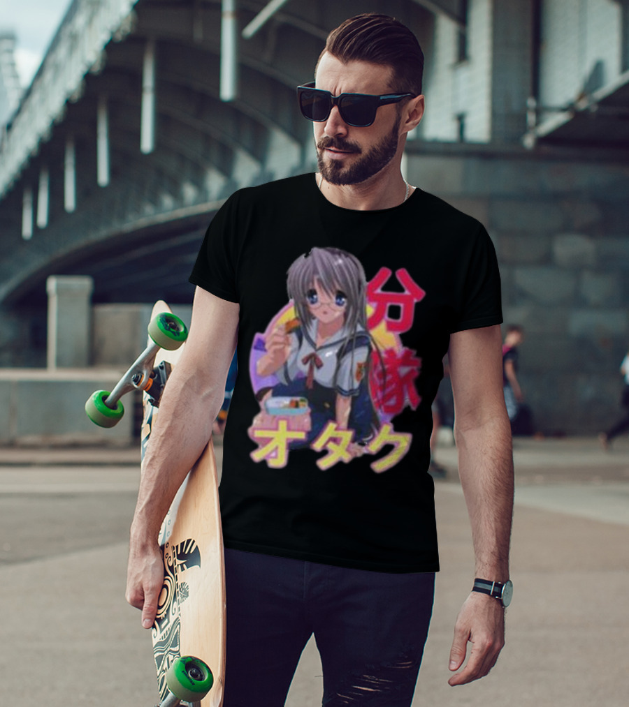 Tomoyo Sakagami Clannad Kuranado Sunset Anime Otaku T-Shirt