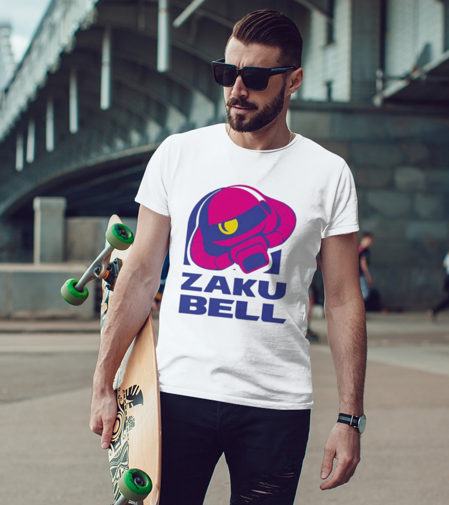 Dead Set Media Zaku Bell Mecha Fast Food Mashup T-Shirt