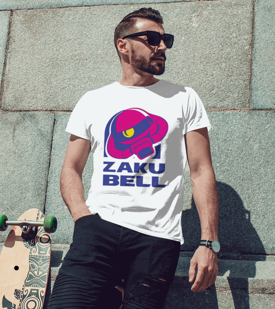 Dead Set Media Zaku Bell Mecha Fast Food Mashup T-Shirt