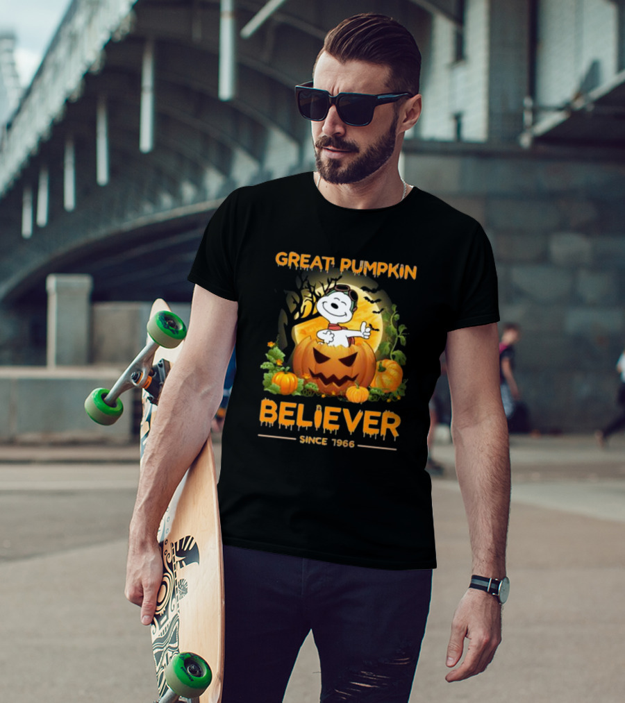 Snoopy Great Pumpkin Believer Since 1966 Halloween T-Shirt
