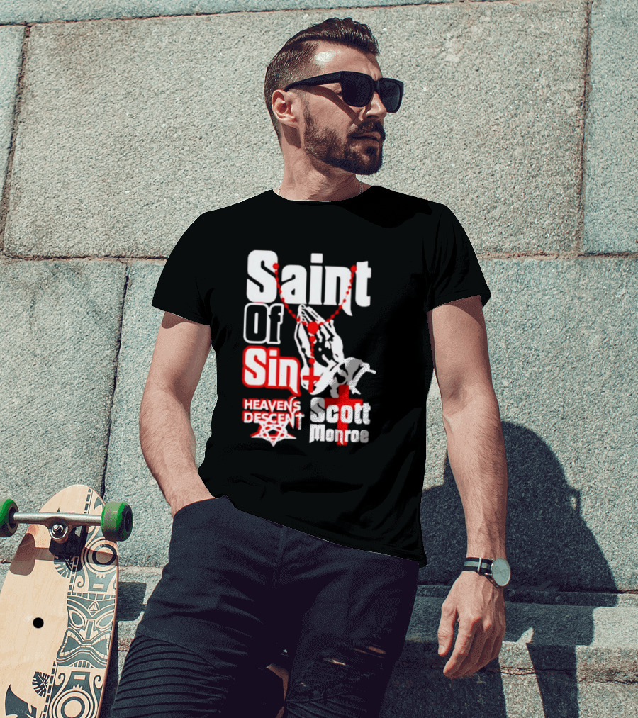 Saint Of Sin Heavens Descent Scott Monroe T-Shirt