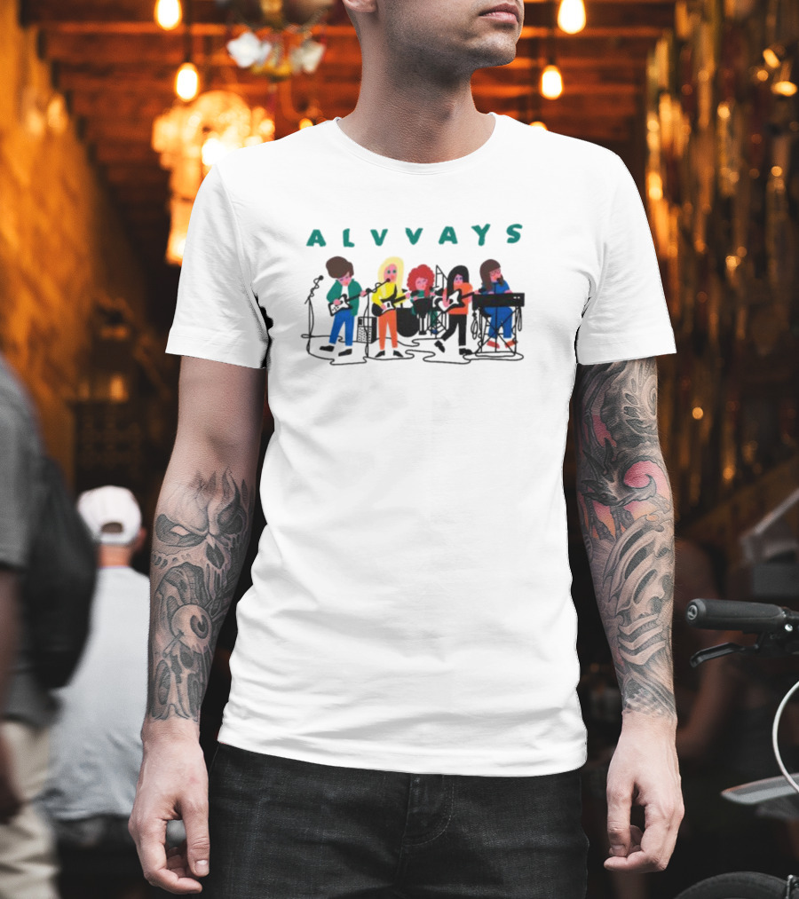 ALVVAYS Band Cartoon Drawing T-Shirt