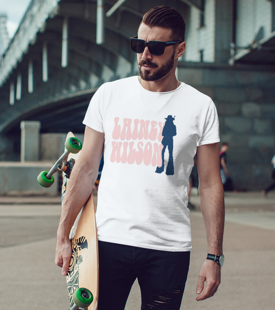 Lainey Wilson Silhouette Album Style Retro Font T-Shirt