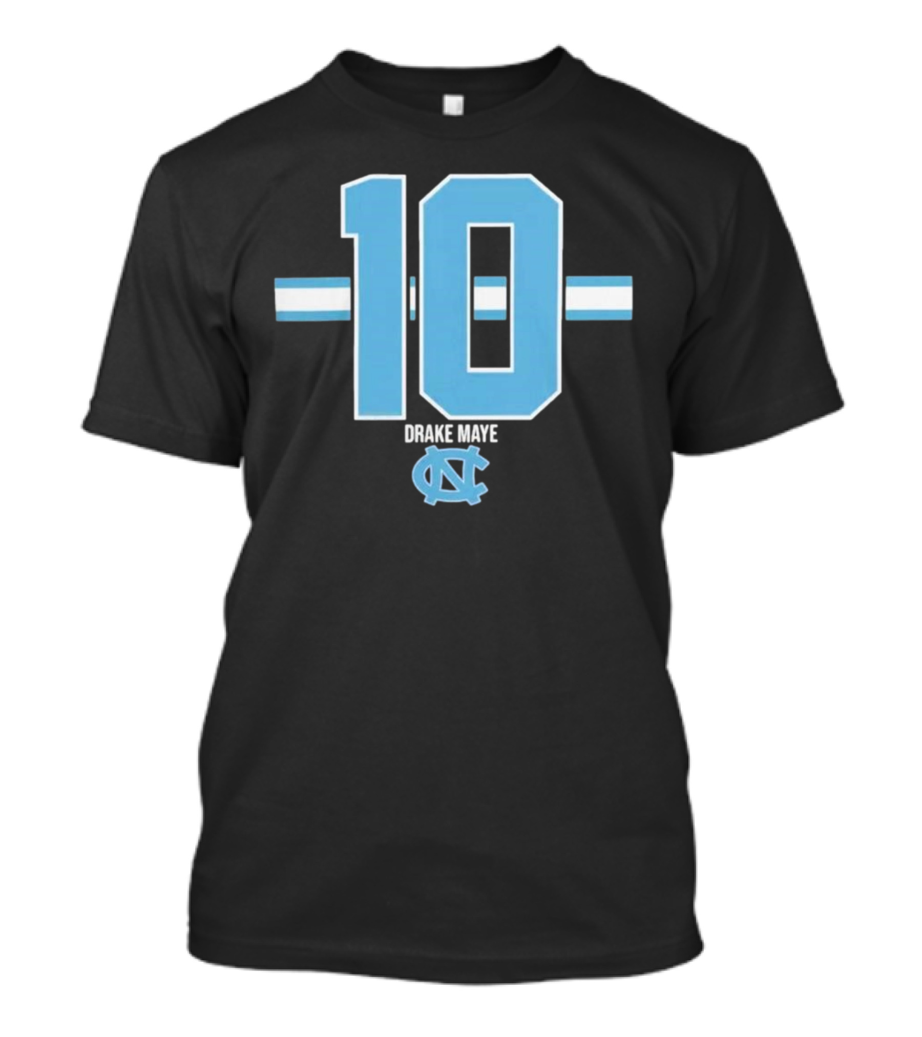 UNC Football Number 10 Drake Maye T-Shirt