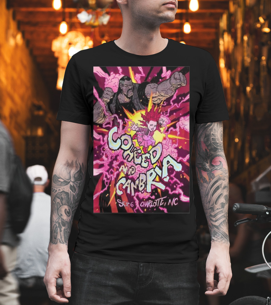 Coheed And Cambria Sep 6 Charlotte NC Comic T-Shirt