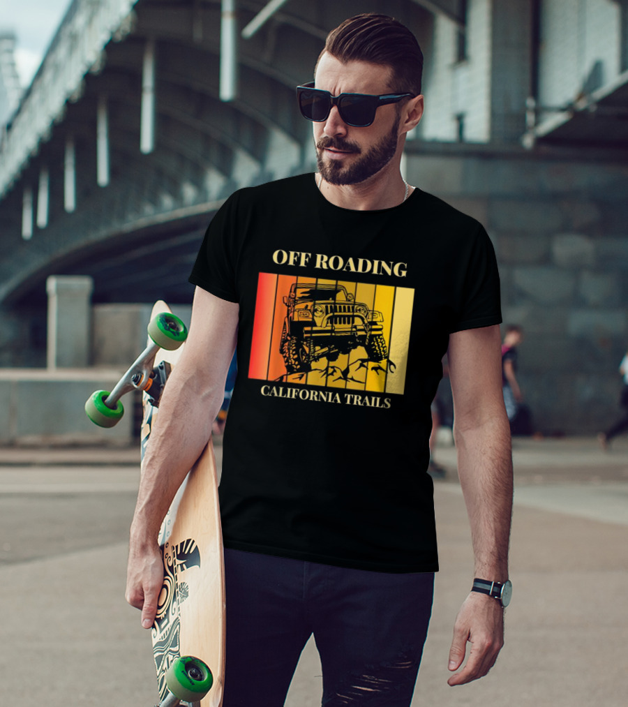 Off Roading California Trails Jeep Adventure T-Shirt