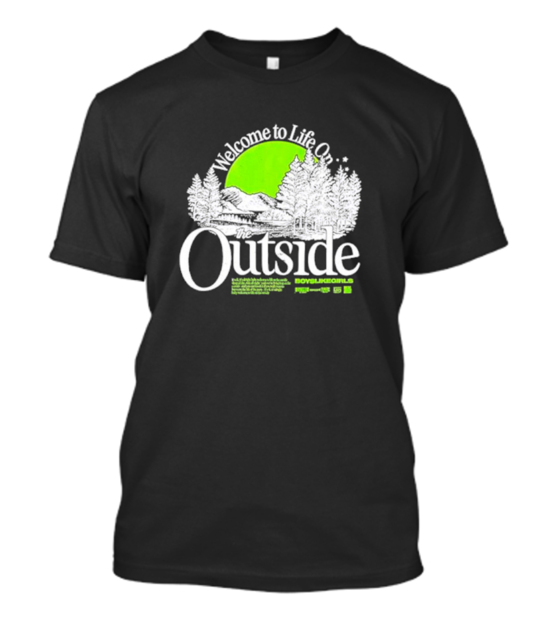 Welcome To Life On The Outside Boys Like Girls T-Shirt