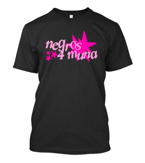 Negros 4 Muna Pink Stars T-Shirt