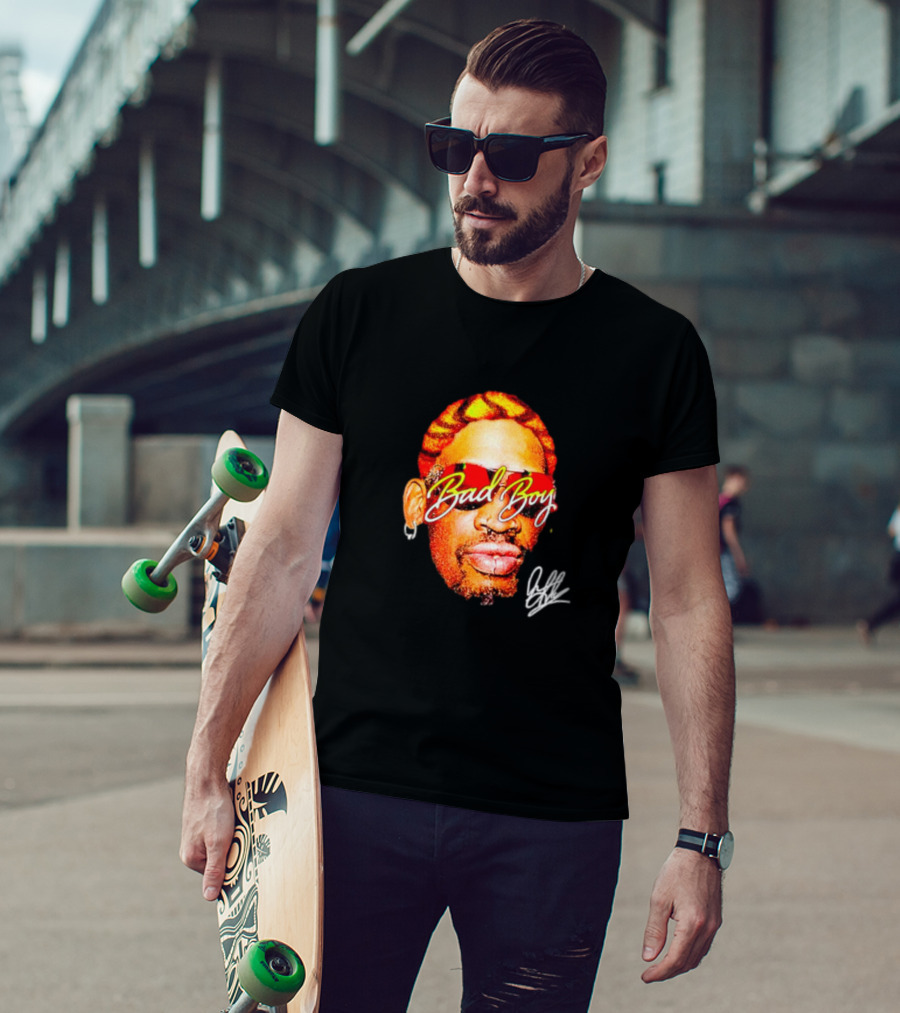 Dennis Rodman Bad Boy Signature Shades T-Shirt