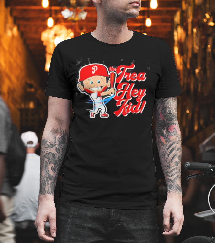 The Trea Hey Kid Philadelphia Phillies Character T-Shirt