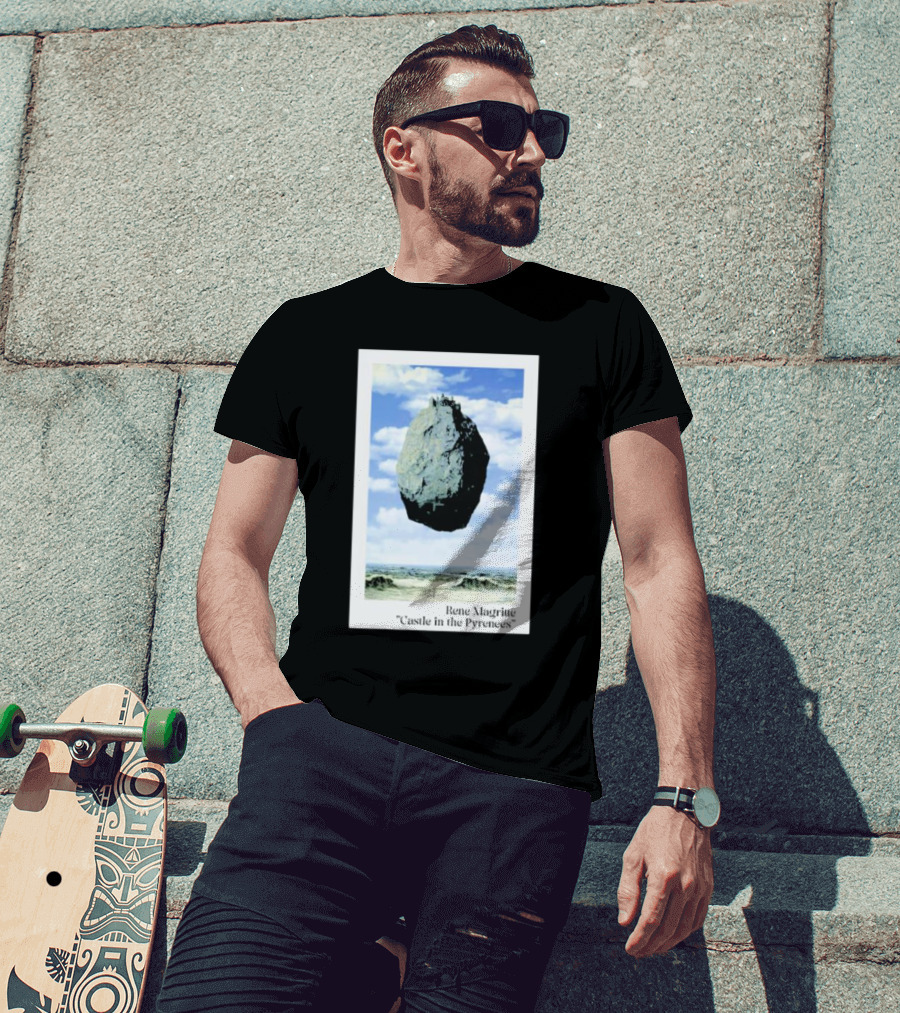 Rene Magritte Castle In The Pyrenees T-Shirt