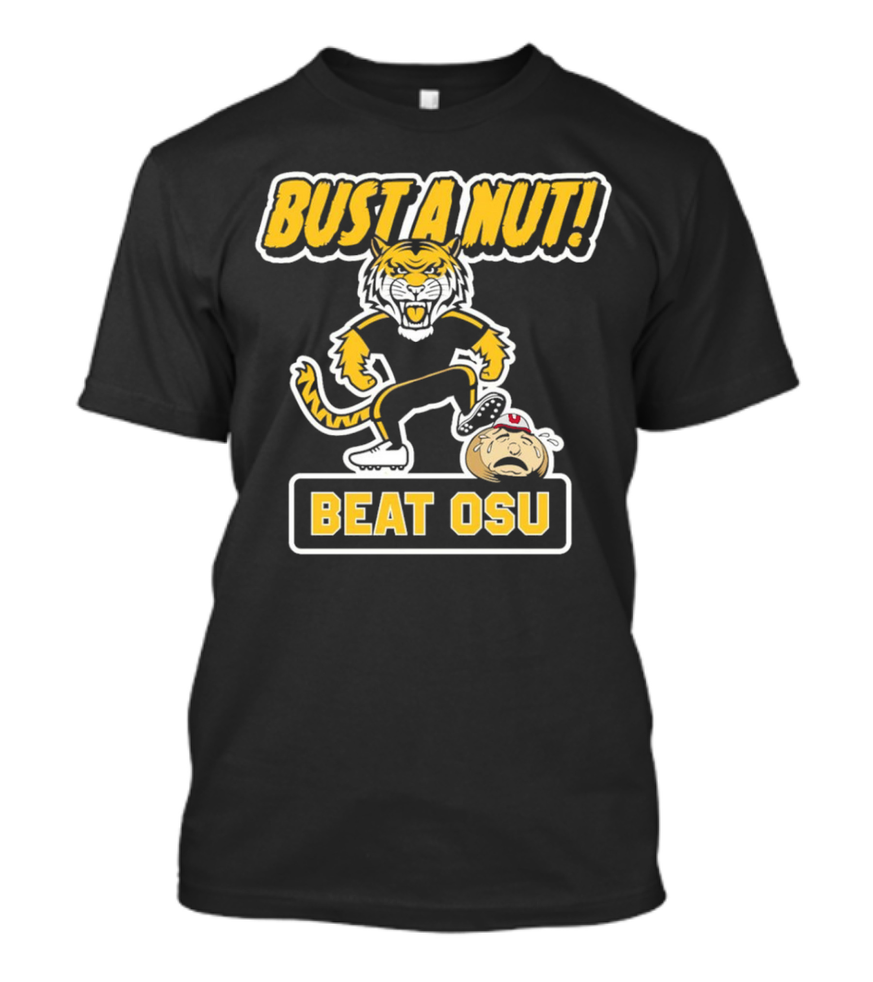 Bust A Nut Beat OSU Missouri Tigers Anti-Ohio State T-Shirt