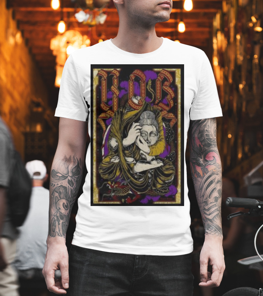 YOB Eugene John Henry’s Dec 09 Psychedelic Fantasy Sculpture T-Shirt