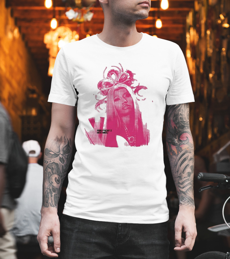 Nicki Minaj Pink Friday 2 Artistic Pink T-Shirt