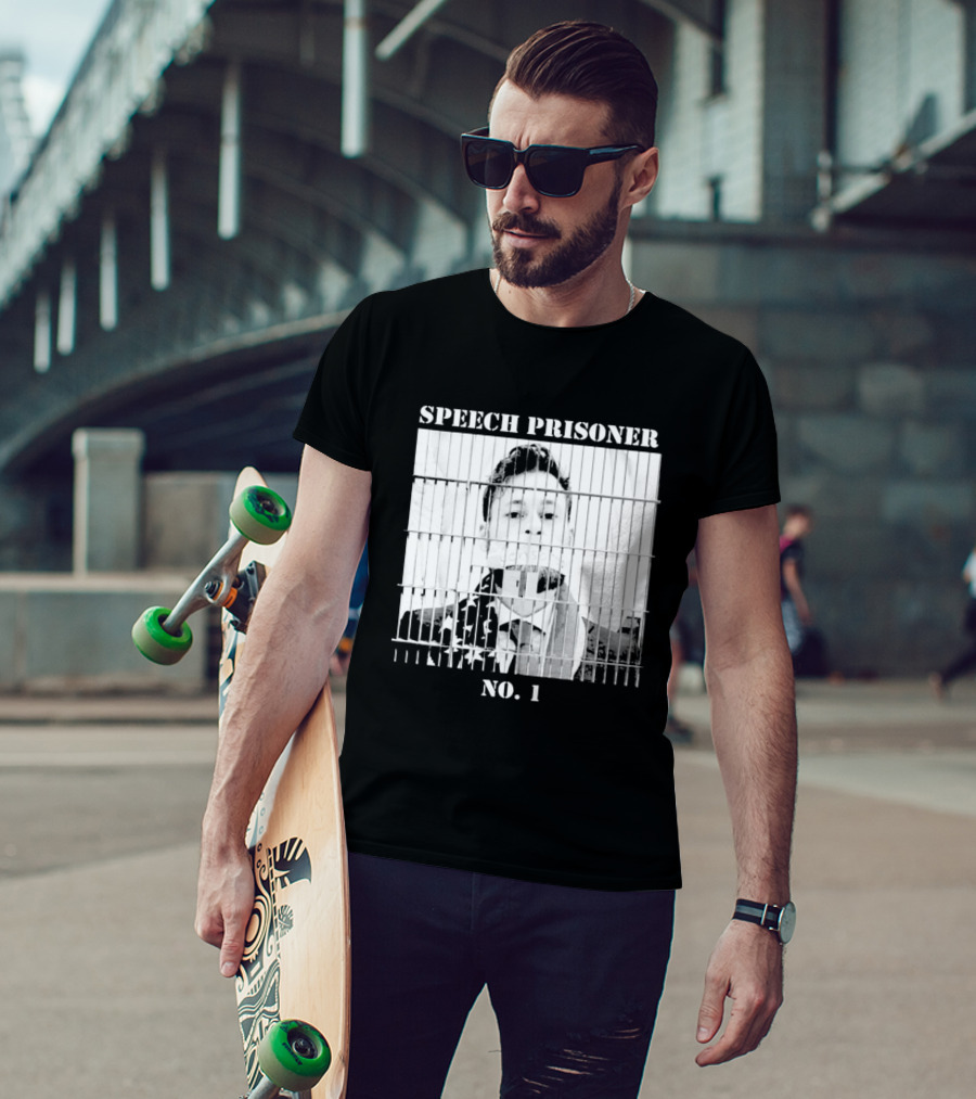 SPEECH PRISONER NO. 1 Owen Shroyer Photo T-Shirt