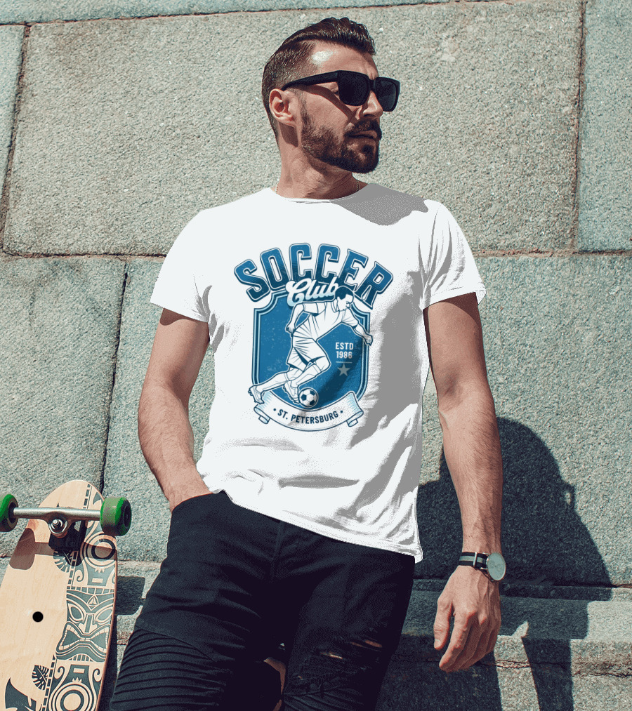 Soccer Club St. Petersburg ESTD 1986 T-Shirt