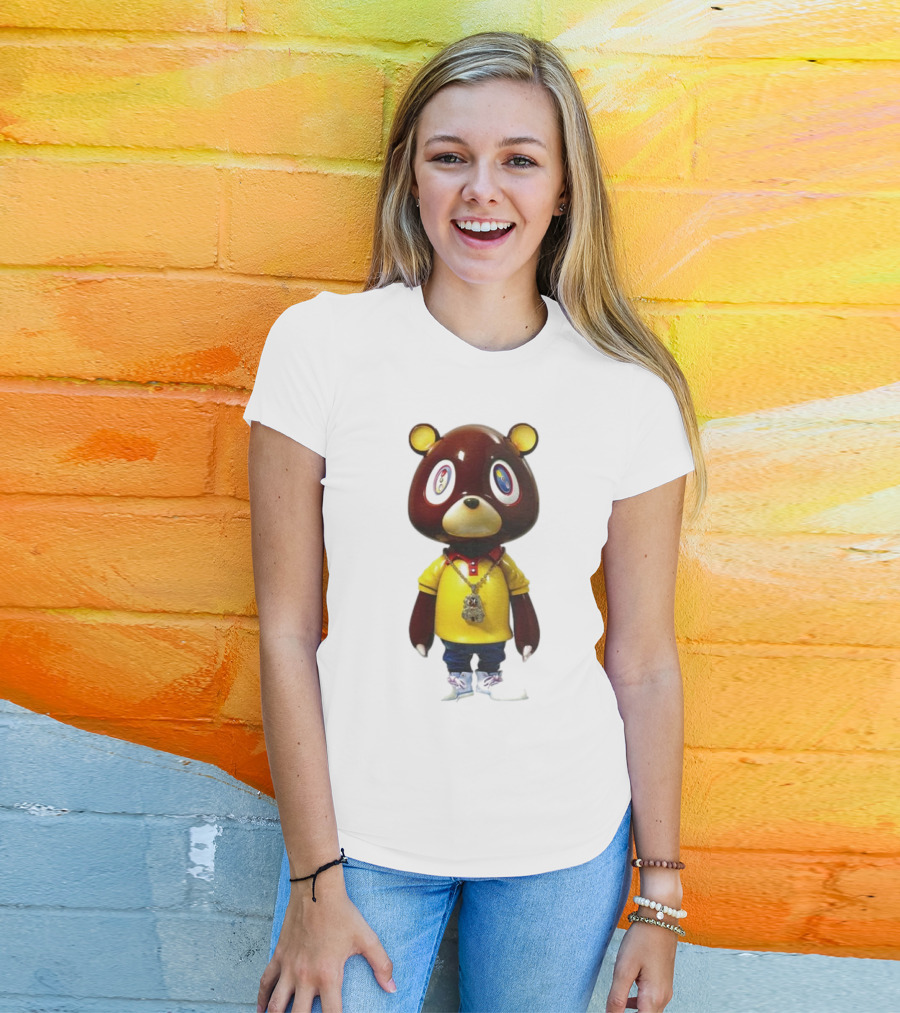 Takashi Murakami Kanye West Bear Figurine T-Shirt