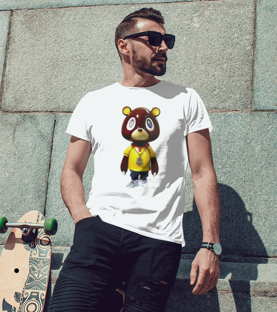Takashi Murakami Kanye West Bear Figurine T-Shirt