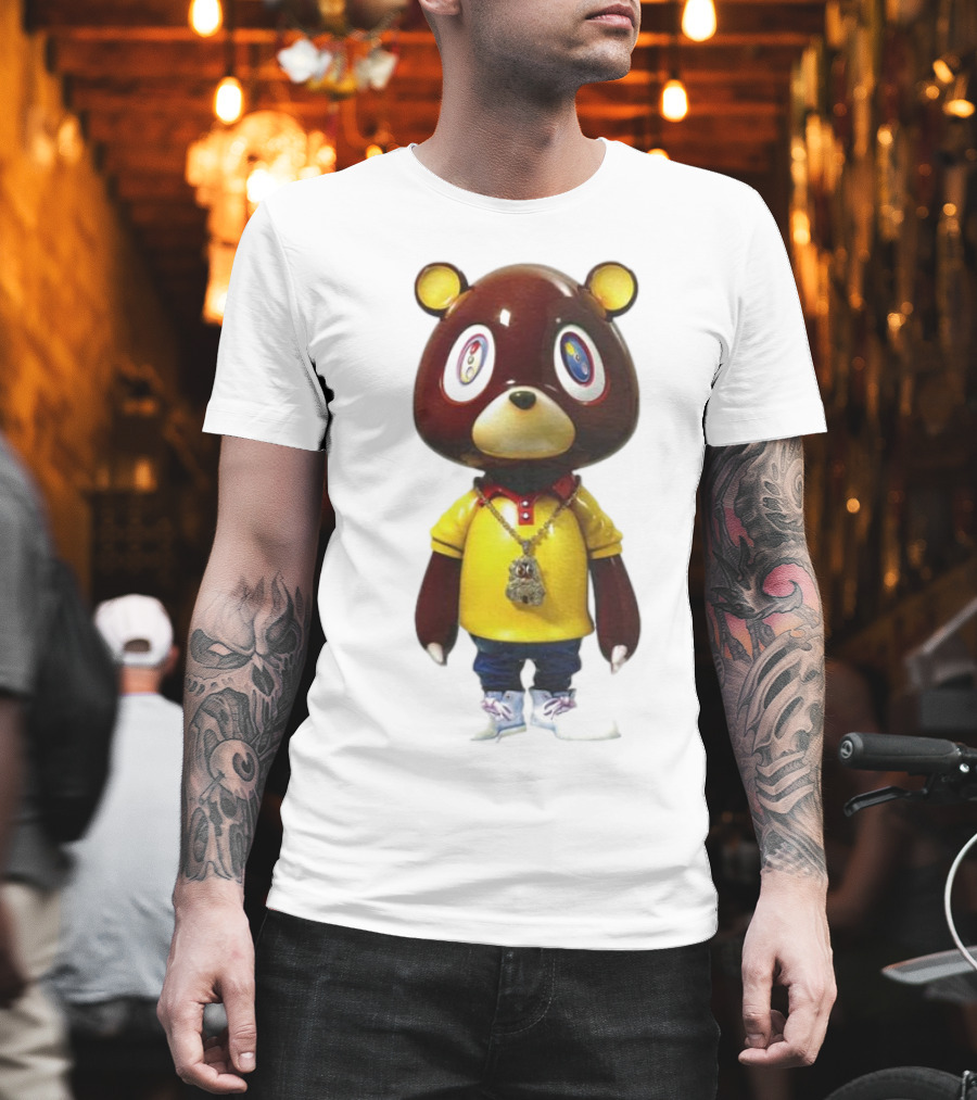 Takashi Murakami Kanye West Bear Figurine T-Shirt