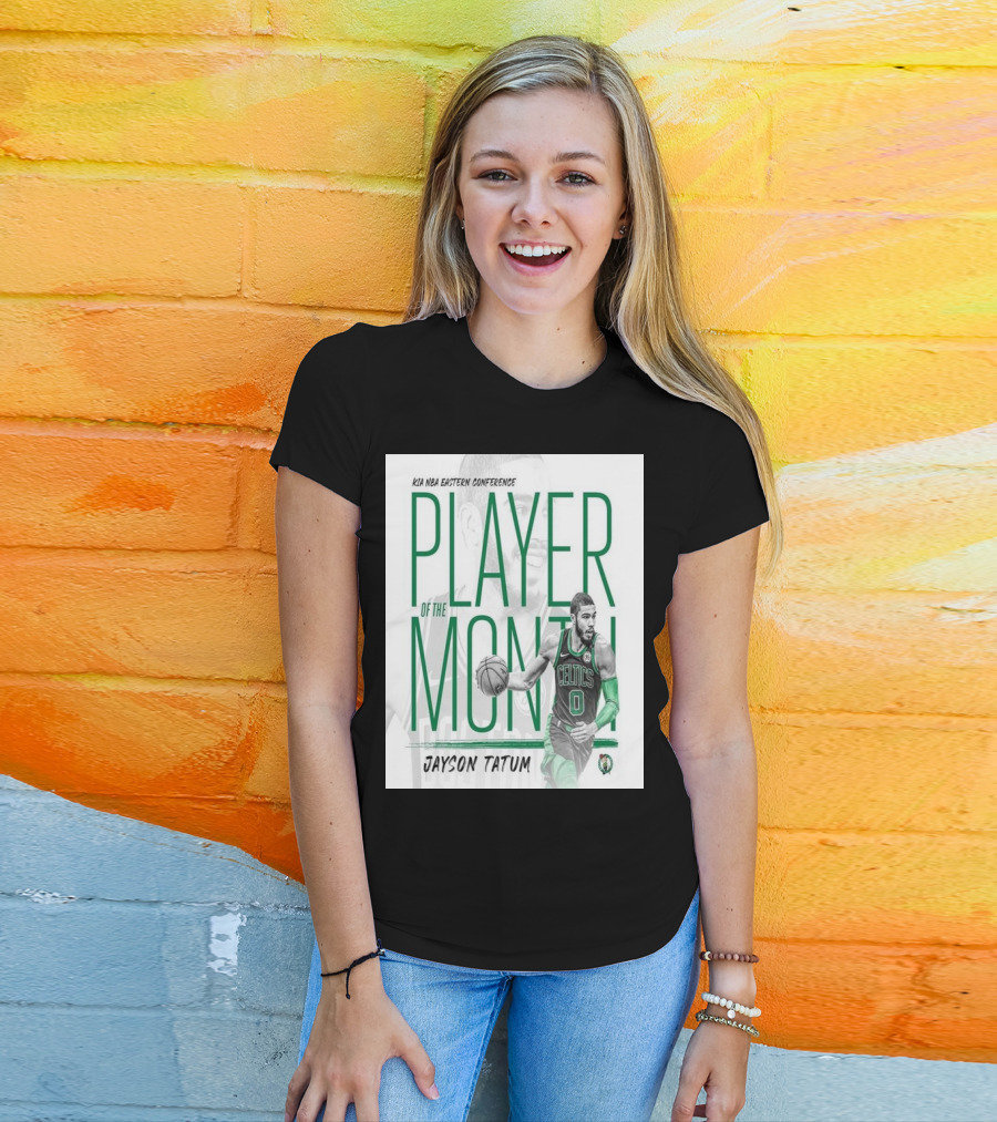 KIA NBA Eastern Conference Player Of The Month Jayson Tatum Celtics T-Shirt