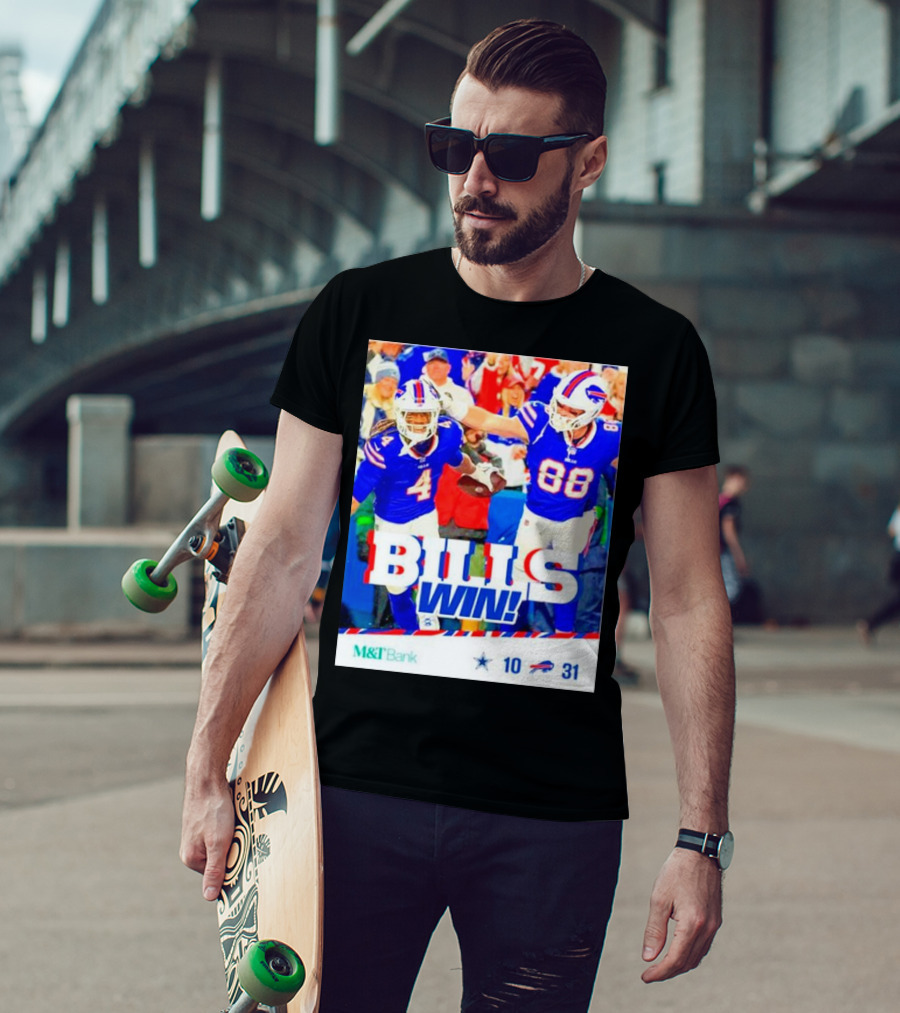 Buffalo Bills Win Dallas Cowboys 31-10 T-Shirt