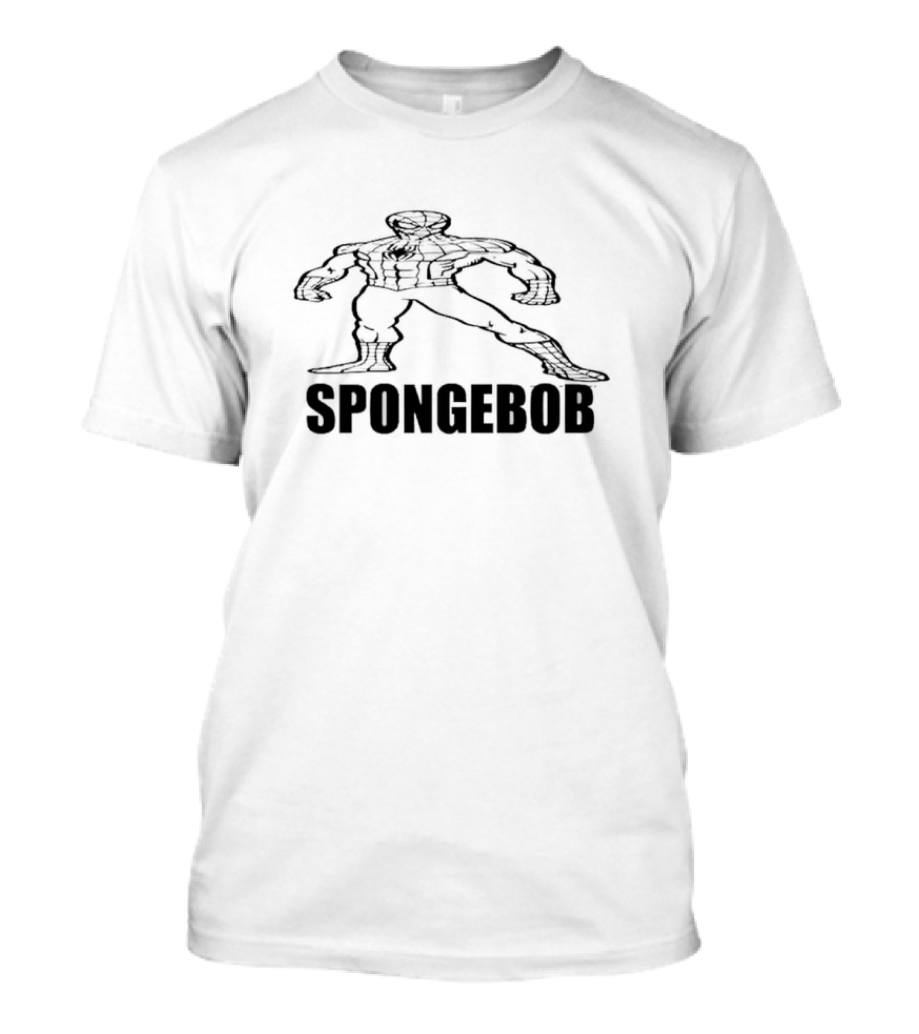 SPONGEBOB BLACK SPIDER-MAN T-Shirt