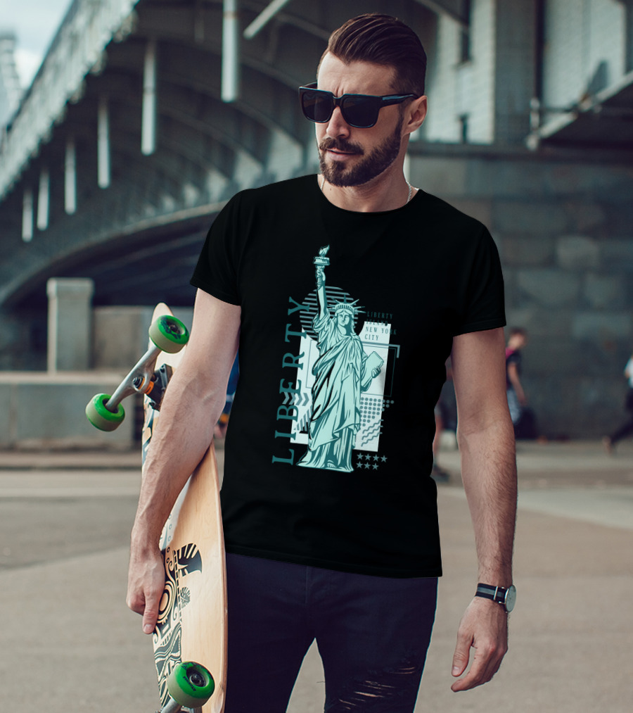 Liberty New York City Statue Of Liberty T-Shirt