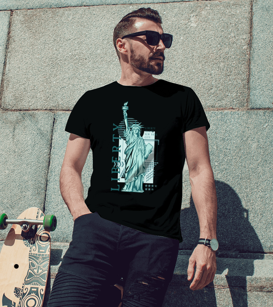 Liberty New York City Statue Of Liberty T-Shirt