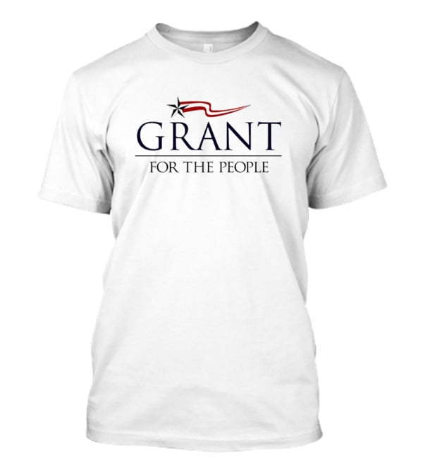 Grant For The People Star And Red Wave T-Shirt